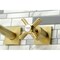 Kingston Brass KS6057ZX Wall Mount Tub Faucet, Brushed Brass KS6057ZX - alternate 3